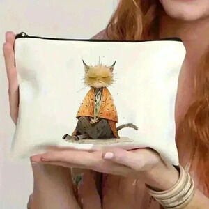 Canvas Makeup Bag